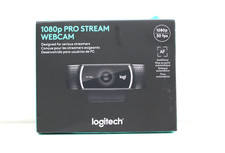 Logitech  1080p Stream Webcam Camera Black, New.