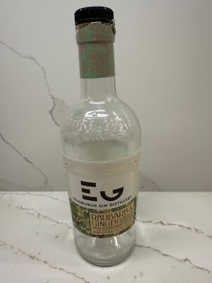 Edinburgh Gin Distillery Rhubarb & Ginger Gin Likör - leere 500ml Flasche