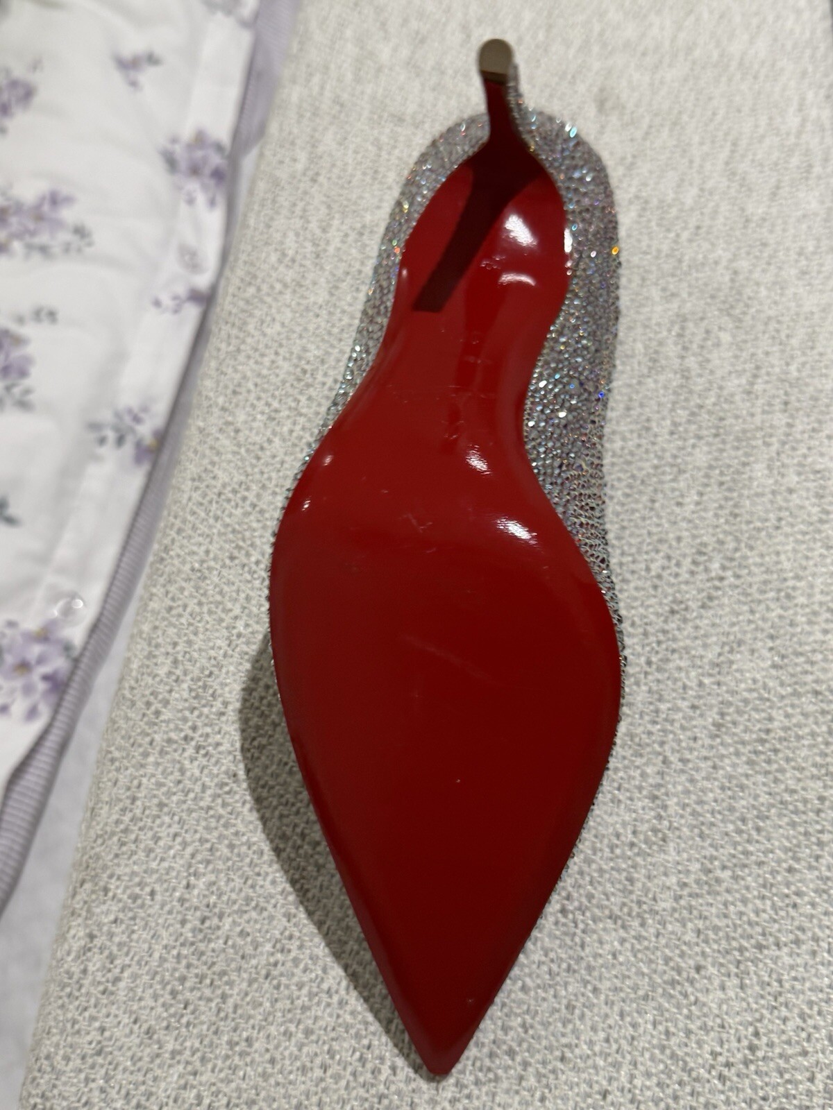 Christian Louboutin Strass Crystal Shoes size 36.5 image 5