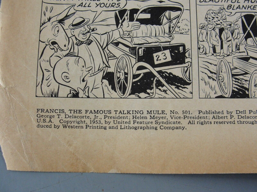 THE BROWNIES CHARLIE McCARTHY FRANCIS FAMOUS TALKING MULE COMIC BOOK LOT 3 VTG - Picture 8 of 20