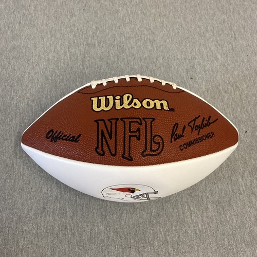 Thomas Jones Arizona Cardinals Signed NFL Football Inscribed Best Wishes #26