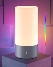 AUKEY Touch Control LED Lamp RGB LT-T6 Gray NEW opened box