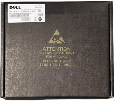 Dell 40G QSFP+ to 4x10G SFP+ 30M Active Optical Splitter Cable 6GW14 470-ABMI