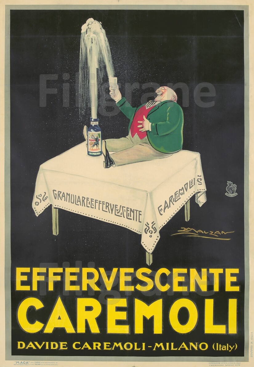 Poster Vintage Thymol Toilett Rsxz Haute Qualité 50x70cm - Neuf - Par PostersAndCo