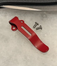 Super Matte Red Pocket Clip For Benchmade Bugout 535 Mini Osborne 940 556 Knife