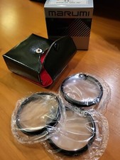 MARUMI FILTER CLOSE UP LENS SET (+1,+2,+4) WITH CASE - NEW - 52mm