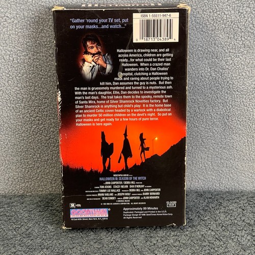 Halloween III 3 Season of the Witch VHS 1982, 1996 Horror - Bild 2 von 7