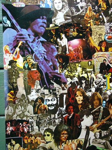 Fillmore East•Long Live Rock•Collage Art by John C. MacArthur III•Rare POSTER - Picture 9 of 9