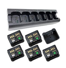 Maximalpower 6-way Charger For Two-way Radios | For Kenwood Vertex Icom Motorola