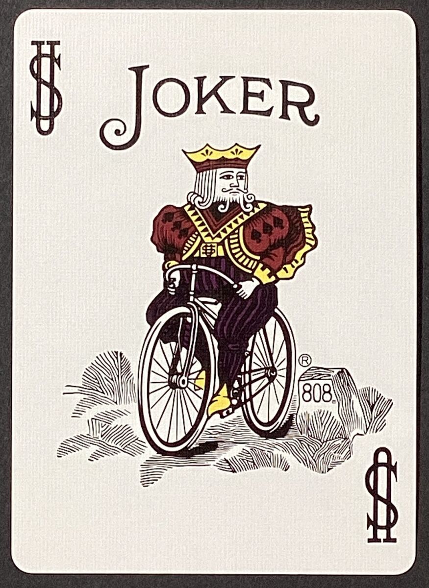 Joker Bicycle 808 Ghost Deck Single Swap Wide Playing Card