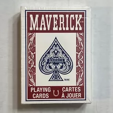 NEW SEALED Maverick Standard Poker Deck (Red), US Playing Card Company 2018