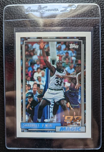 1992 93 TOPPS 362 SHAQUILLE O'NEAL ROOKIE CARD RC ORLANDO MAGIC HOF