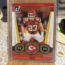 2024 PANINI DONRUSS CHAMP IS HERE DRUE TRANQUILL NOTRE DAME KANSAS CITY CHIEFS