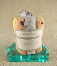   New Newborn Infant Baby Boy 10 Piece Washcloth Baby Shower Gift Set  