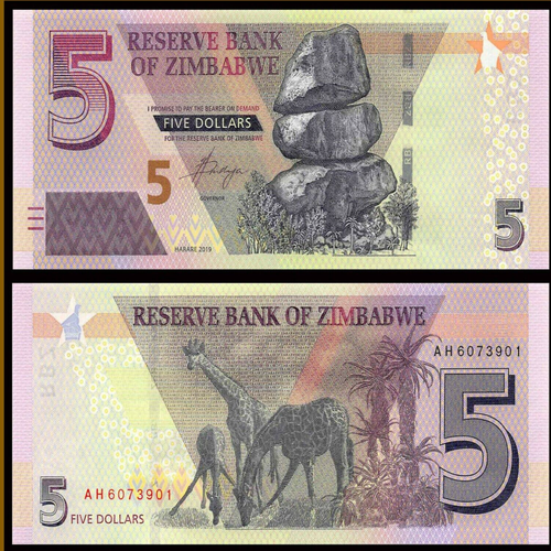 Zimbabwe complete set ($2 to $100) 2019-2020 P-NEW UNC - Picture 3 of 7