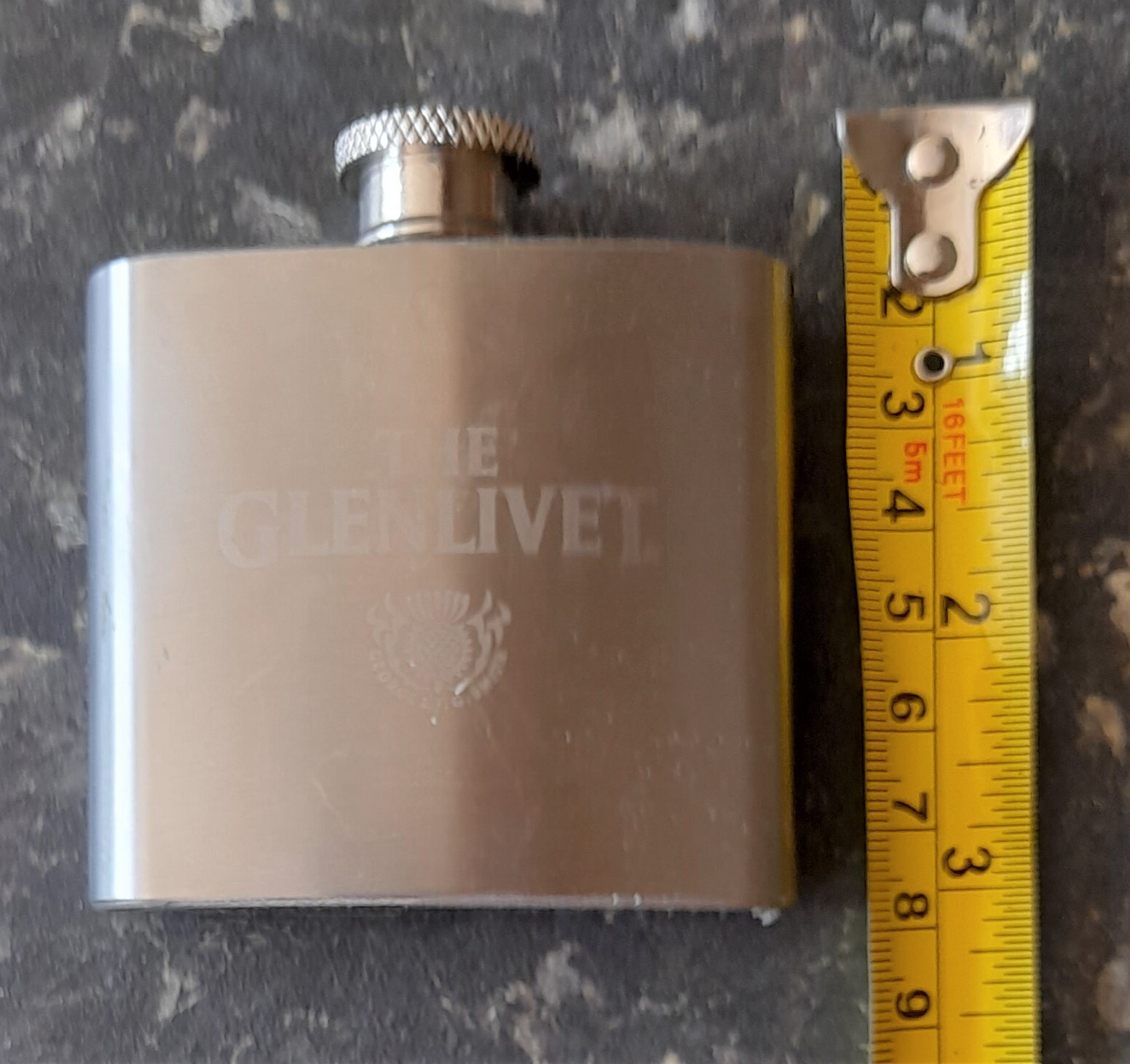 The Glenlivet 2 1/2Oz Stainless Steel Hip Flask eBay