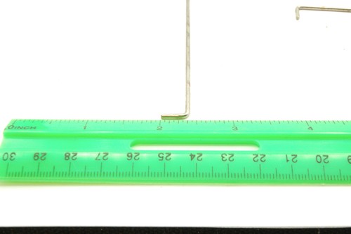 Lionel Short HANDRAILS - Prewar, 4 Inch long, Nickel Plated, P/N unknown, PAIR - Picture 3 of 5