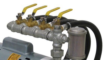 Four Valve Outlet for Rotary Vane compressors VO4N