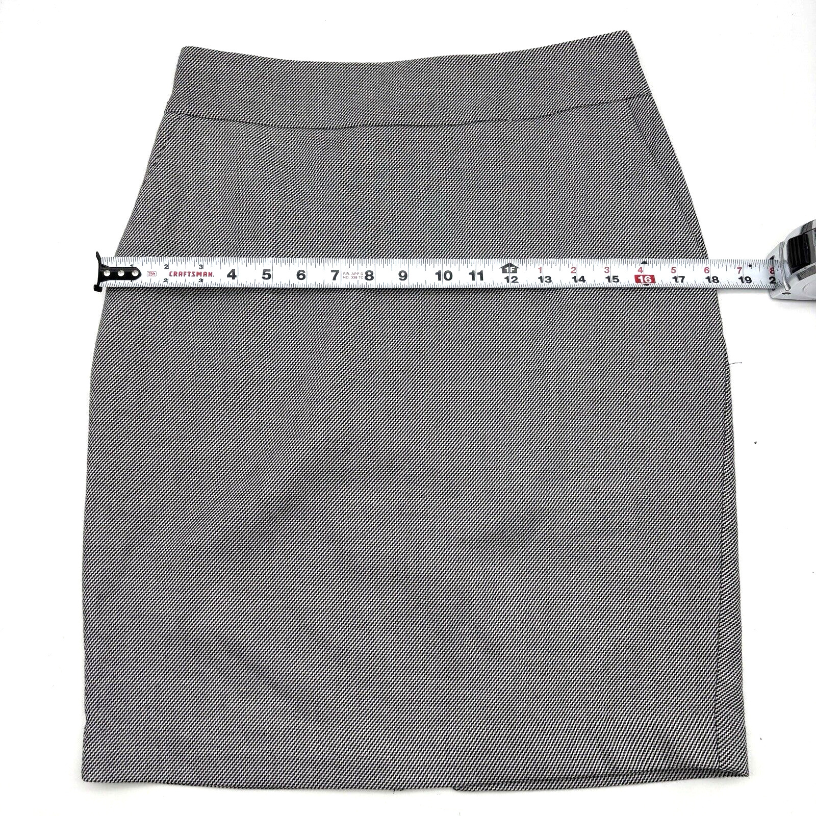 Express Black White Wave Micro Pattern High Waist… - image 7