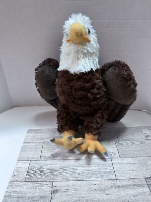 Wild Republic Bald Eagle Plush, 12 in. Stuffed Plush Animal Toy 2013 Cuddlekins