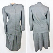 Jones New York Size 8 Wool Skirt Suit