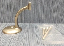 12 x Heavy Duty Satin Nickel Handrail Bracket 601-N with Mounting Screws US-15