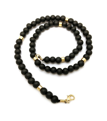 New 10mm/18",20" or 24" Wooden Bead Lobster Clasp Chain Fashion Necklace XC544 - Picture 2 of 5