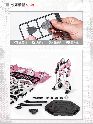 Kit inteligente Trompeter & Transformers 08128 BUMBLEBEE Arcee montaje modelo plástico - Imagen 5 de 7