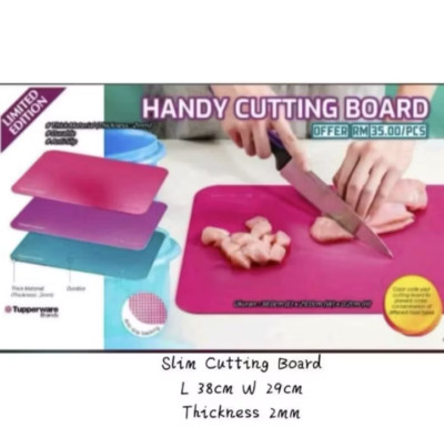 NEW Tupperware Handy Cutting Board, Chopping Board Anti Slip Baking  set off 2