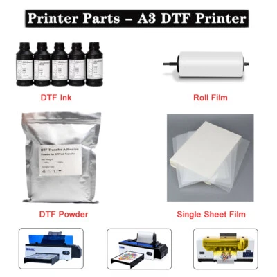 ACHI DTF Ink/Ink Damper/DTF Roll Film/DTF Powder Printer Parts For A3 DTF Printer