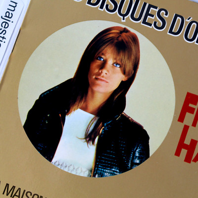 RARE COVER FRANCOISE HARDY 1968 EP CHANSON 7'' VINYL VOGUE FRANCE ORIGINAL RARE