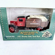 Ertl Anheuser Busch 1931 Hawkeye Stake Truck Bank Bud Delivery Die Cast 1/34 95