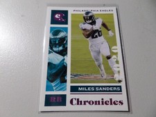 MILES SANDERS 2020 Panini Chronicles Pink Foil Parallel SP #76 Eagles