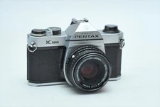 Pentax Asahi K1000 35mm SLR Film Camera W/SMC M 50mm F1.7 Lens 7839300