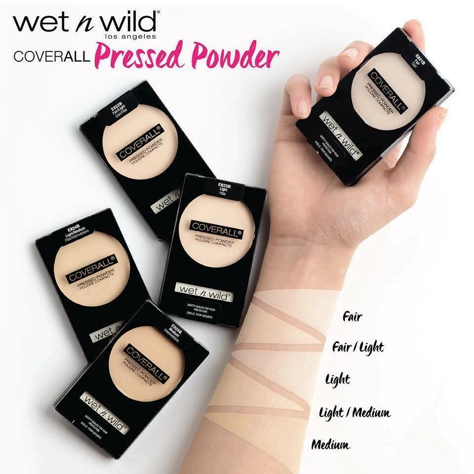 wet n wild Coverall Pressed Powder #E825B Medium 7.5 g - Image 4 of 4