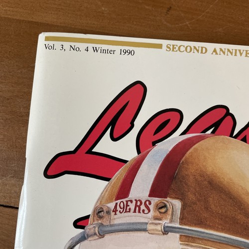 Rivista memorabilia sportiva Joe Montana Legends 1990 2° anniversario da collezione - Foto 4 di 6