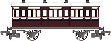 Bachmann Thomas & Friends HO Scale Toby's Museum Coach
