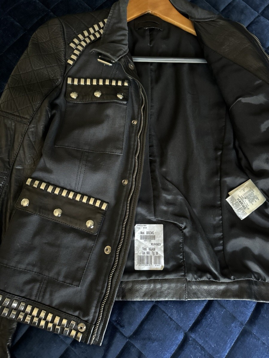 Diesel Black Gold Leather Jacket Size 38 . | eBay Diesel Black Gold Leather Jacket Size 38 . | eBay