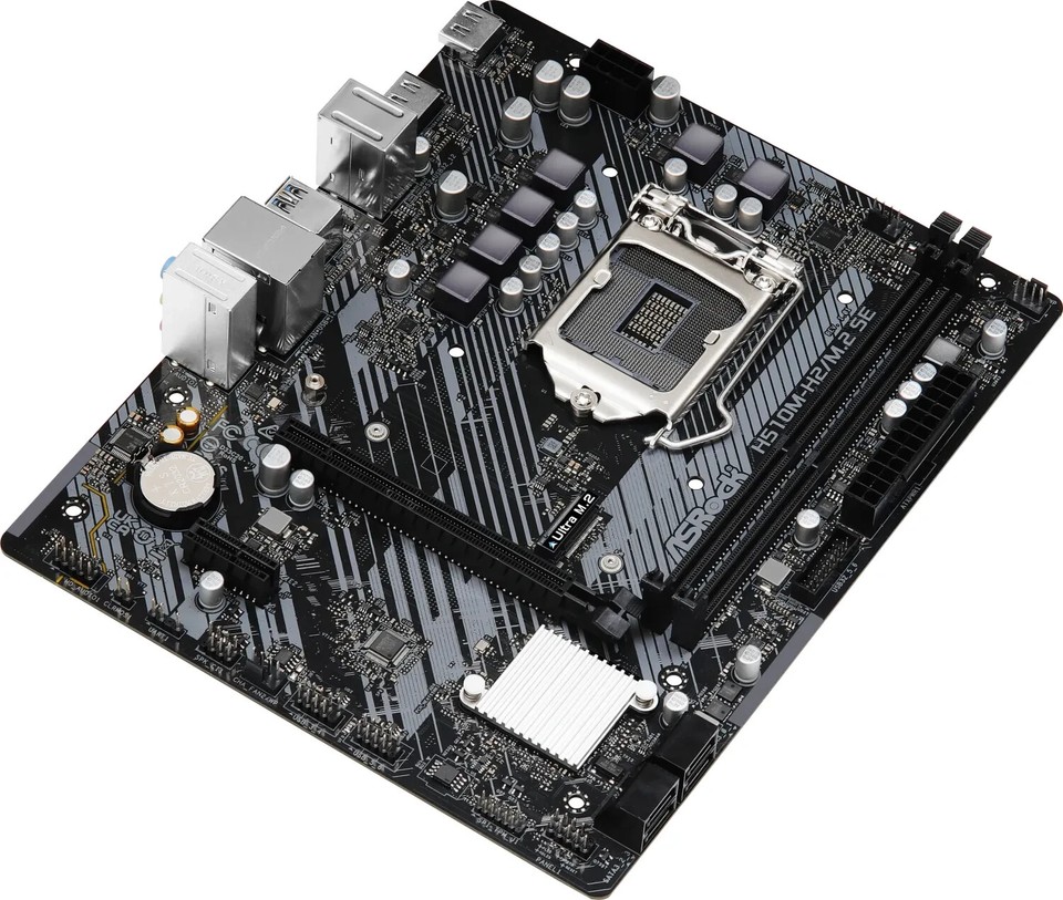 H510m-hdv/m.2 Se Matx Carte Mère ASROCK - Intel H510, Socket LGA1200, 2 Slots DDR4, M.2, HDMI/DVI/VGA Intel H510 Socket 1200