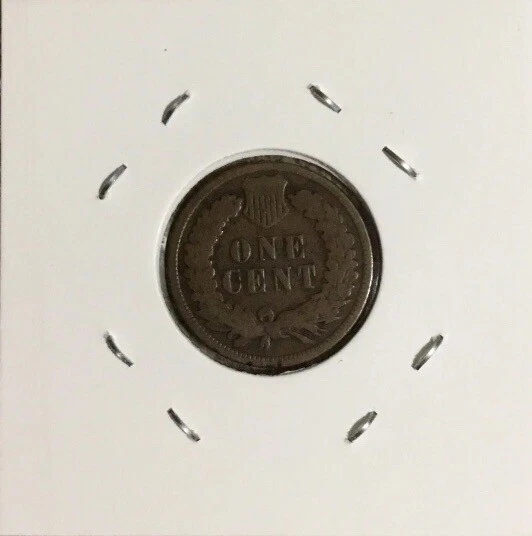 US 1891 Indian Head Cent Penny 1c Coin Fine - Image 3 of 4