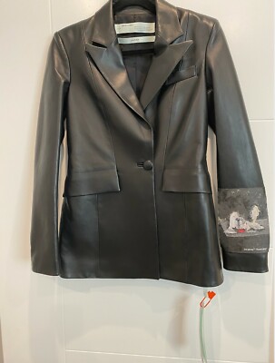 retail blazer off white