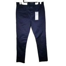 Peterwerth Slim Straight Leg Navy W30 L32