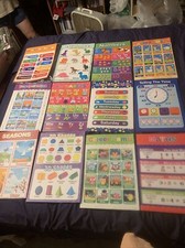 28  x 40  Educational Posters For Toddlers: 12 Different Posters NEW 