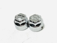 CHROME DIAMOND CUT ATC KICKSTAND BRACKET BOLT CAPS 2022-2024 SUZUKI HAYABUSA