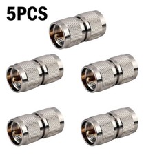 5PC PL259 Male Plug to UHF Male PL-259 RF Coaxial Adapter Connector-
