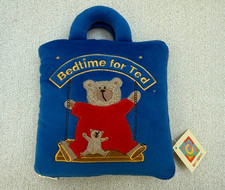 NWT GYMBOREE BEDTIME FOR TED Plush Book 8"x 8" x 2.5" 1998 VINTAGE