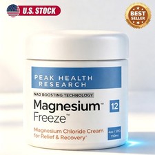 Magnesium Freeze - Topical Magnesium Cream With Niacinamide For Joints, Low Back