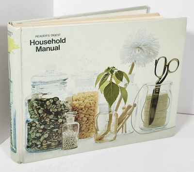 Reader's Digest Household Manual 1st Ed. 1978 HC Practical Living Tips-Decor...