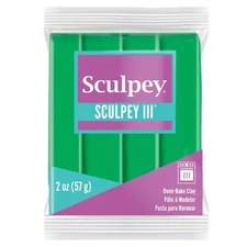 Polyform S302-323 Sculpey III Polymer Clay 2oz-Emerald (5Pk)