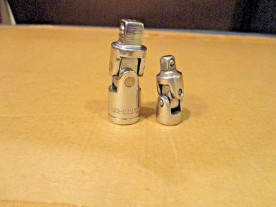 (1) CHROME VANADIUM SWIVEL SOCKET ADAPTER 3/8'' (1) NO NAME SWIVEL ADAPTER 1/4''
